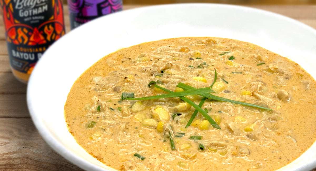 Louisiana Crab & Corn Bisque Recipe | Bayou Gotham® Hot Sauce – Bayou Gotham ® Hot Sauce