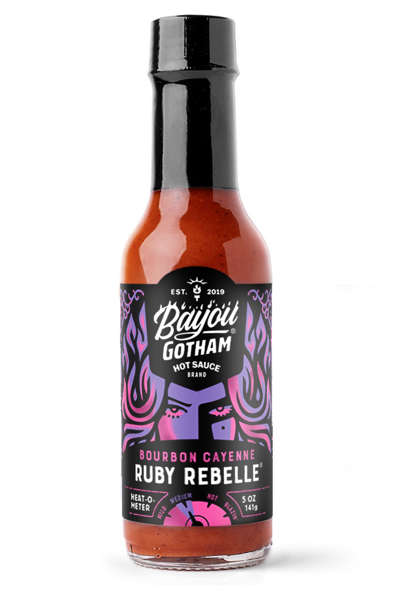 Bayou Gotham Ruby Rebelle Hot Sauce