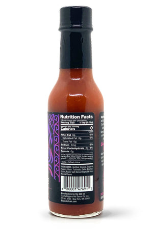 Ruby Rebelle Hot Sauce Nutrition Facts