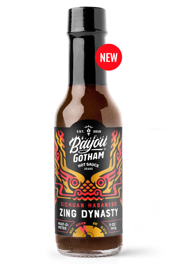 Zing Dynasty Sichuan Habanero | Bayou Gotham Hot Sauce