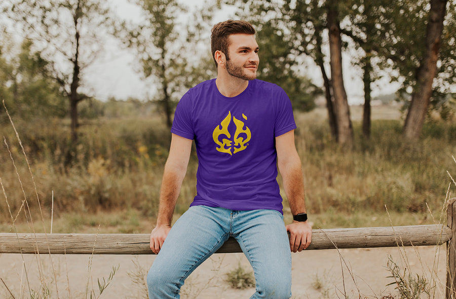 Bayou Gotham Purple and Gold LSU T-shirt